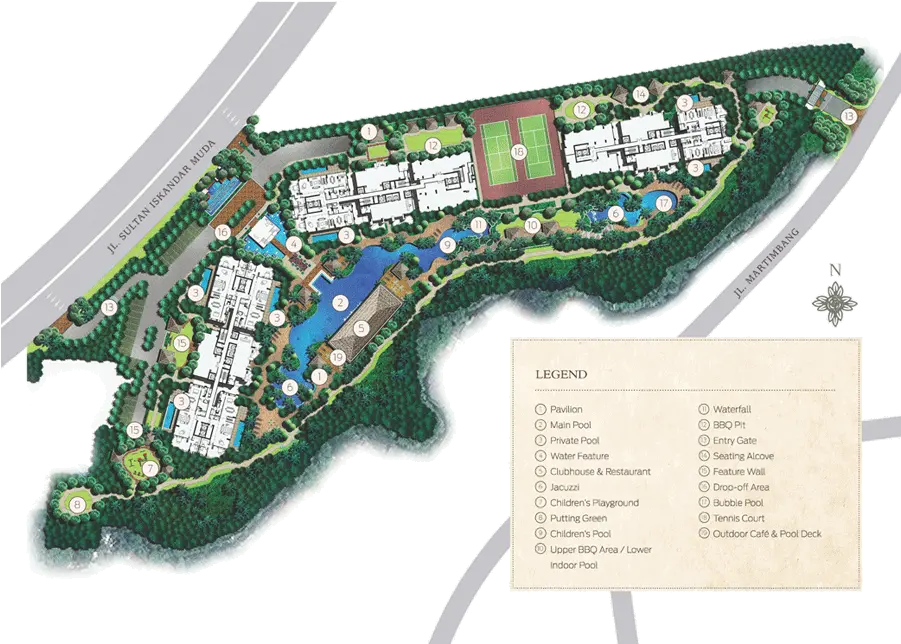 Botanica Apartments All Jakarta Apartments Reviews And Botanica Apartment Floor Plan Png Kemang Icon Alila Hotel Jakarta