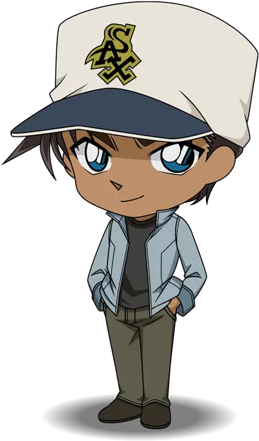 Detective Hat Png Detective Conan Heiji Chibi Detective Hat Png