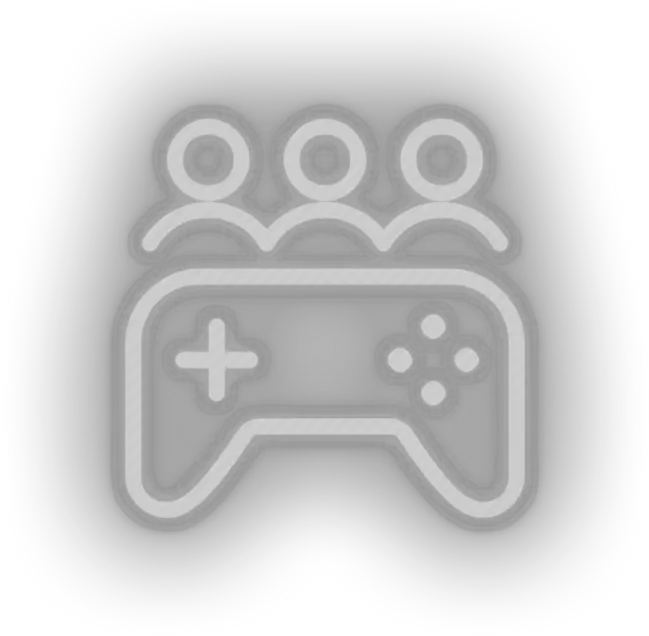 Game Party Video Team Controller Neon Sign Video Games Led Joystick Png Game Icon Aesthetic