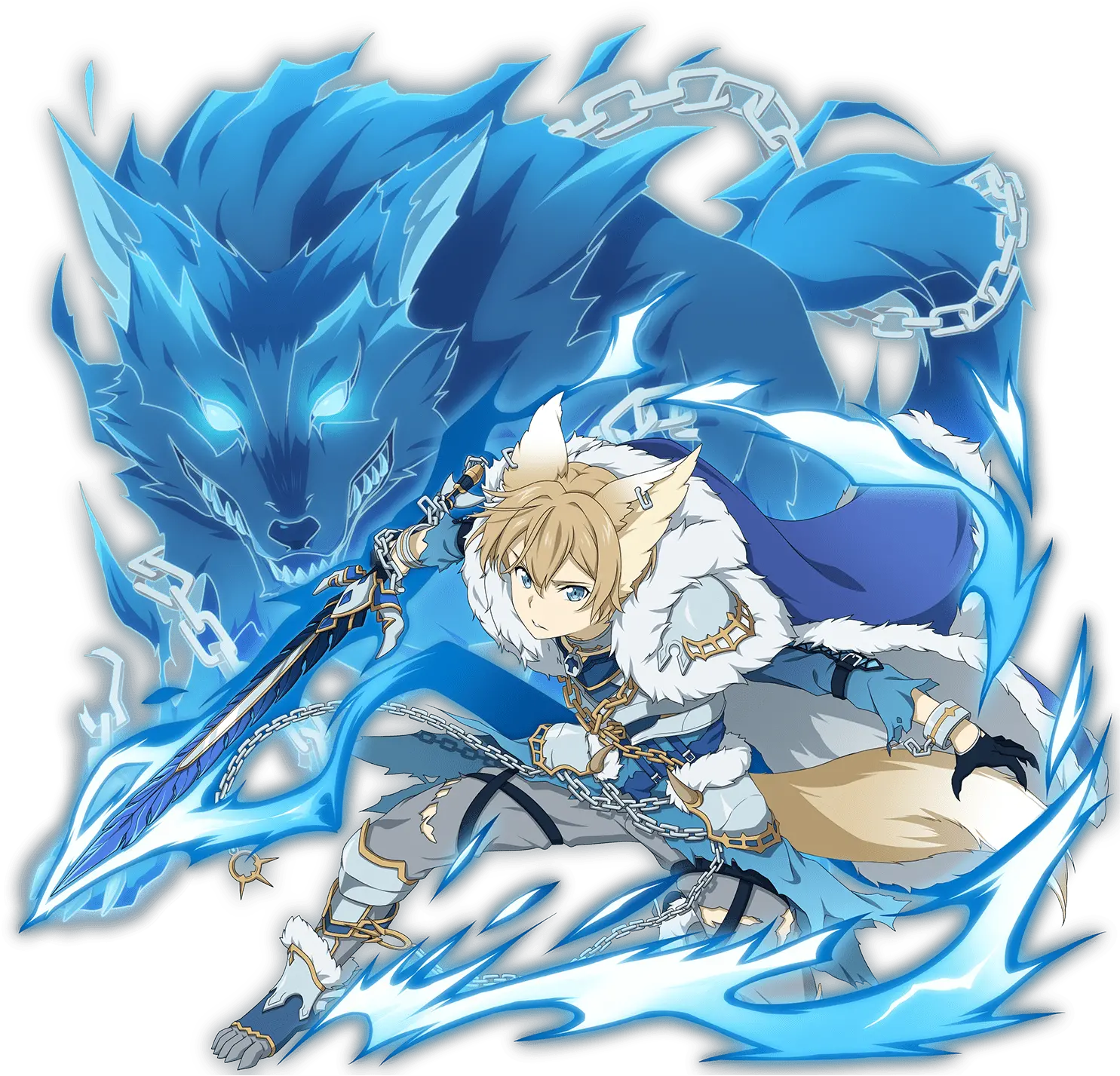 Unleashed Werewolf Eugeo Sword Art Online Kirito And Alice Png Werewolf Transparent
