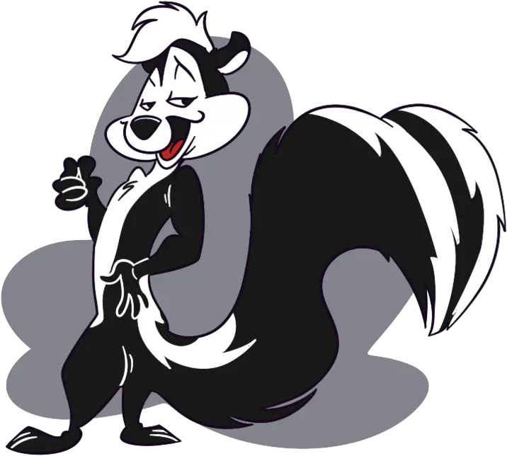 Library Of Skunk Reading A Book Jpg Transparent Download Png Pepe Le Pew Png Skunk Transparent
