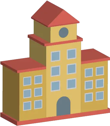 Free Building University Color Vector Icon Medieval Architecture Png School Vector Icon