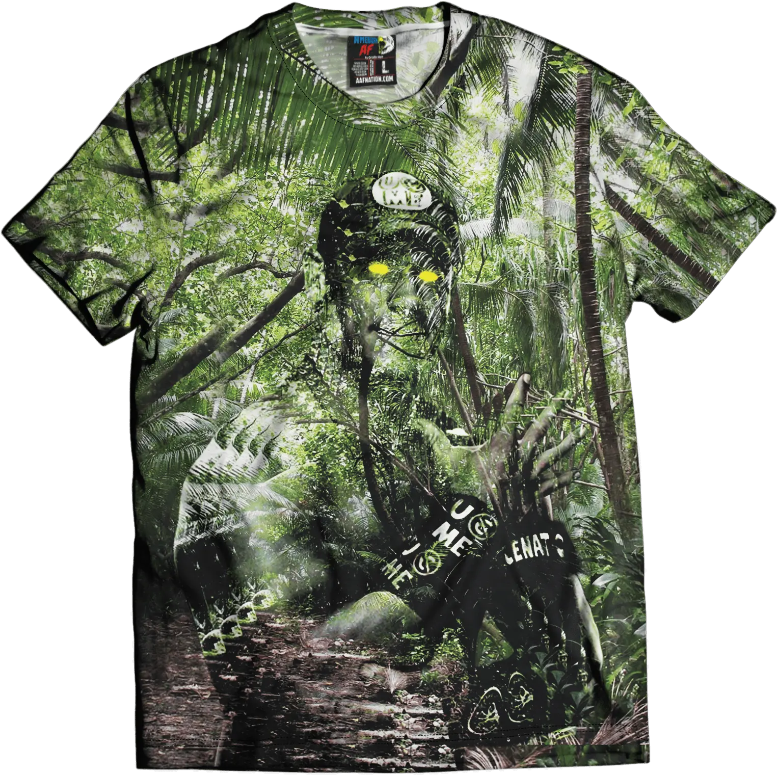 Predator Camo John Cena American Af Aaf Nation Predator T Shirt 5xl Png John Cena Logo Png