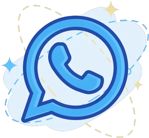 Media Social Whatsapp Icon Icon Whatsapp Image Blue Png Whatsapp Icon Png