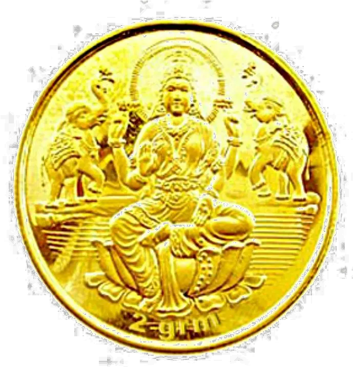 Lakshmi Gold Coin Png Background Image 2 Gram Gold Coin Gold Coins Png