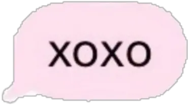 Xoxo Overlay Overlays Png Sticker Lilac Texting Png