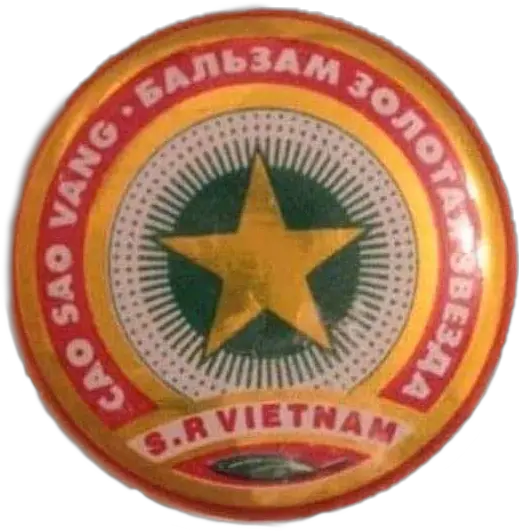 Vietnam Balsam Panacea Sticker By Vahé Cao Sao Vang Png Soviet Star Png