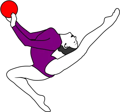 Gymnastics Clipart Png File 18589 Transparentpng Desenho De Ginástica Rítmica Gymnastics Png