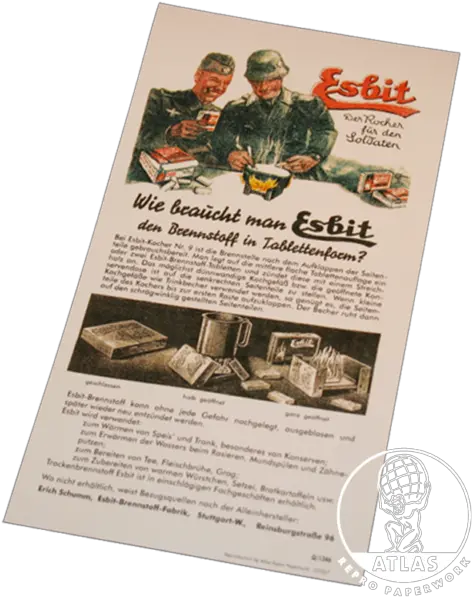 Ww2 Soldier Png Ww2 German Personal Items Esbit Flyer Soldier Transparent Background