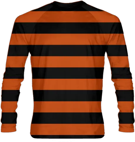 Orange And Black Striped Long Sleeve Shirt Orange And Black Striped Shirt Png Long Sleeve Shirt Png