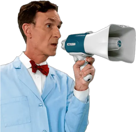 Download Bill Nye With Bull Horn Bill Nye The Science Guy Png Bill Nye Png