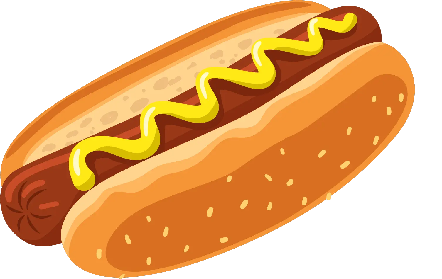 Junk Food Png Clipart Image 01 Cartoon Transparent Hotdog Png Hot Dogs Png