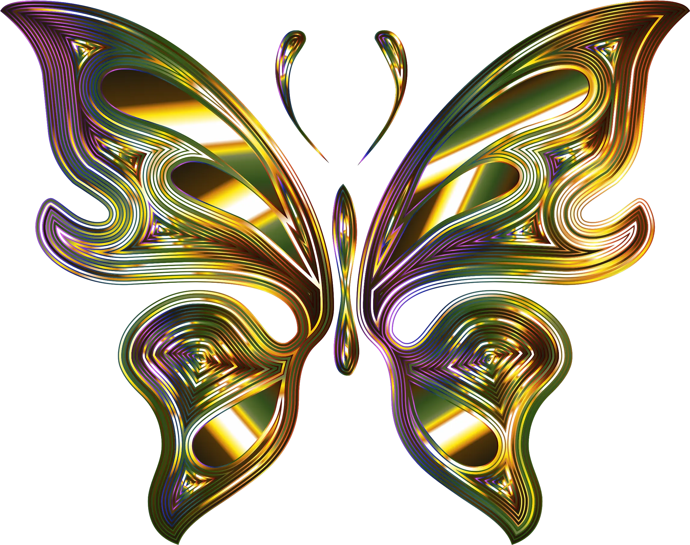 Butterfly 14 No Background Transparent Background Gold Gold Butterfly Images With Transparent Background Png Butterflies Transparent Background png
