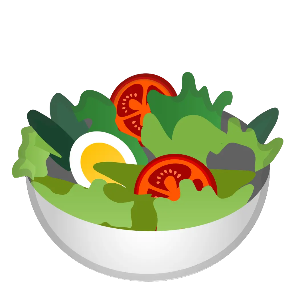 Food Emojis Png Lettuce Clipart Green Foods Salad Emoji Google Egg Salad Emoji Salad Transparent Background