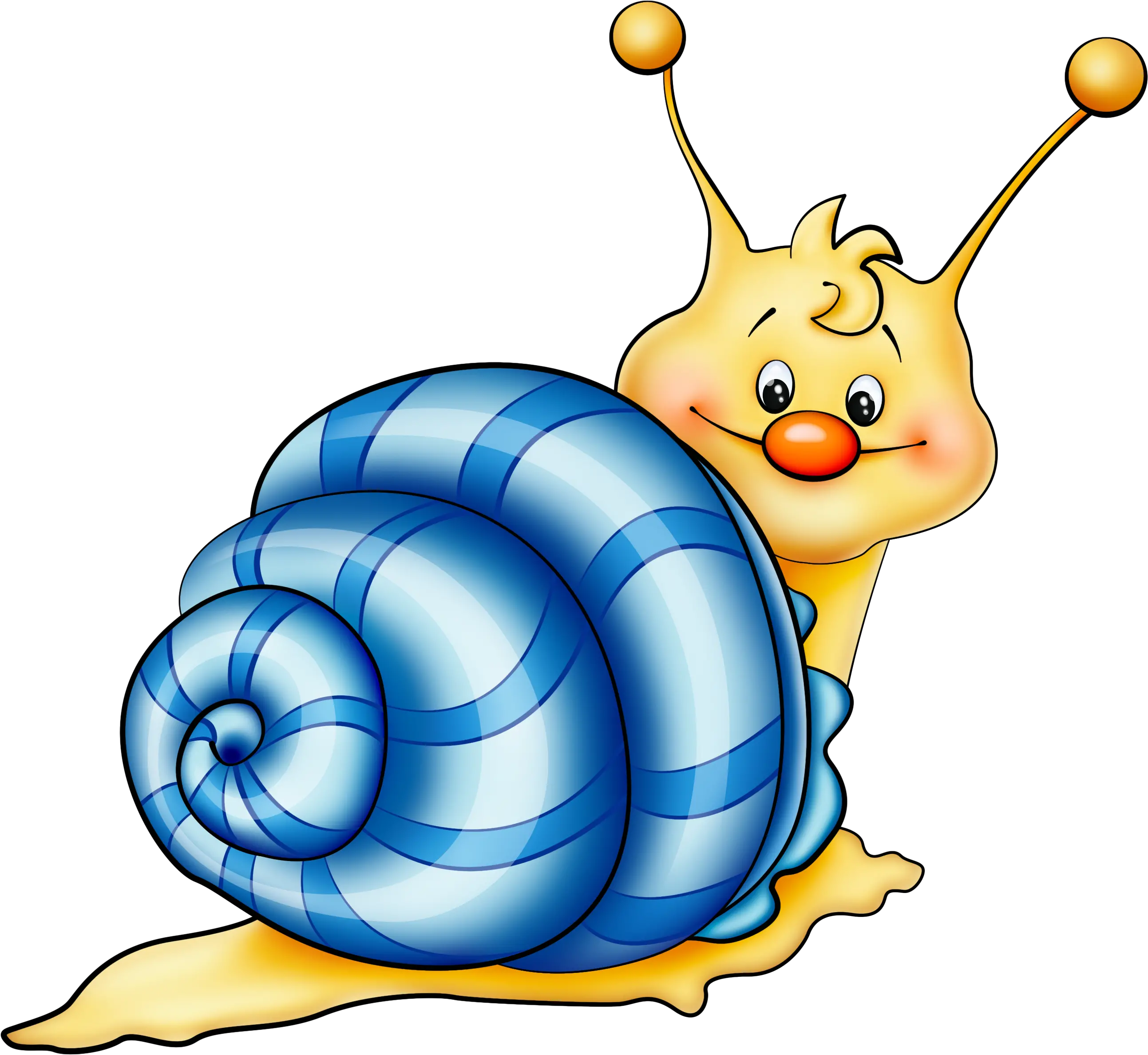 Blue Snail Cartoon Png Picture Snail Clipart Transparent Background Cute Cartoon Png