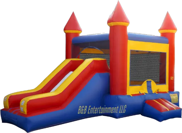 Red Blue Castle Combo Bouncer Castle Combo Bounce House Png Bounce House Png