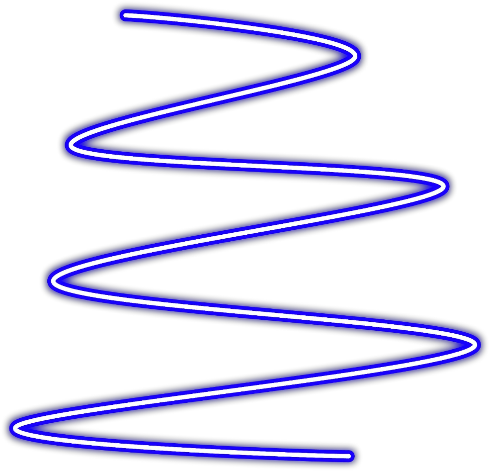 Download Neon Spiral Blue Line Lines Freetoedit Geometric Neon Wavy Line Png Borde Png