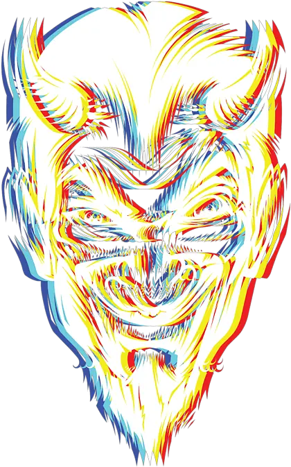 Psychedelic Devil Gift Idea For Satan Lucifer Followers Trippy Hippy Simple Halloween Costume Beach Sheet Trippy Devil Transparent Png Satan Transparent