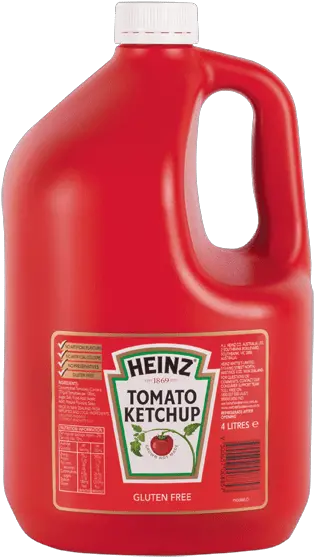 Heinz Tomato Ketchup Food Service Heinz 4l Tomato Sauce Png Ketchup Transparent