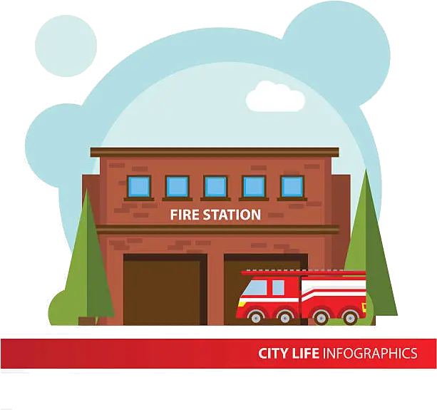 Fire Station Clipart Transparent Png 11 Fire Station City Clipart Fire Clipart Transparent