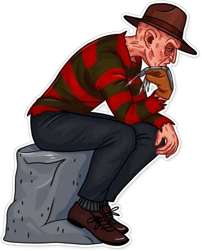 Freddy Krueger Telegram Sticker Freddy Krueger Stickers Whatsapp Png Freddy Krueger Transparent