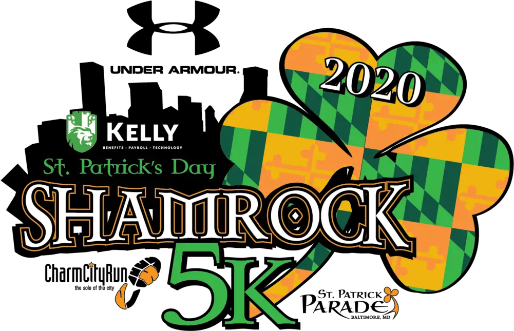 Under Armour Kelly St Patricku0027s Day Shamrock 5k U2014 Charm Graphic Design Png St Patrick Day Png