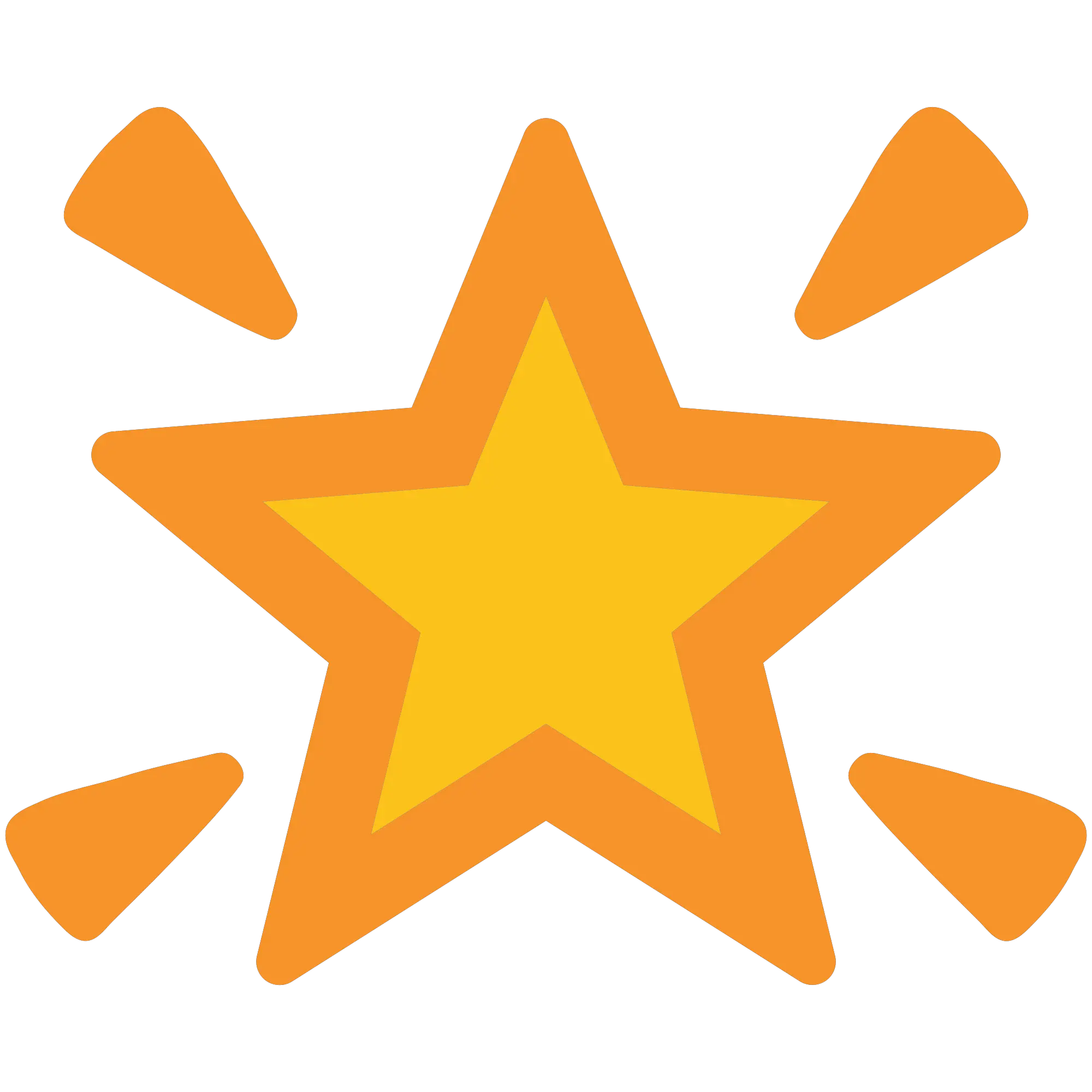 Glow Vector Shiny Star Transparent Background Star Emoji Android Star Emoji Png Star Transparent Background png