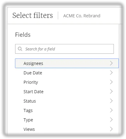 Task Tracker Filters U2013 Mavenlink Support Screenshot Png Filter Png