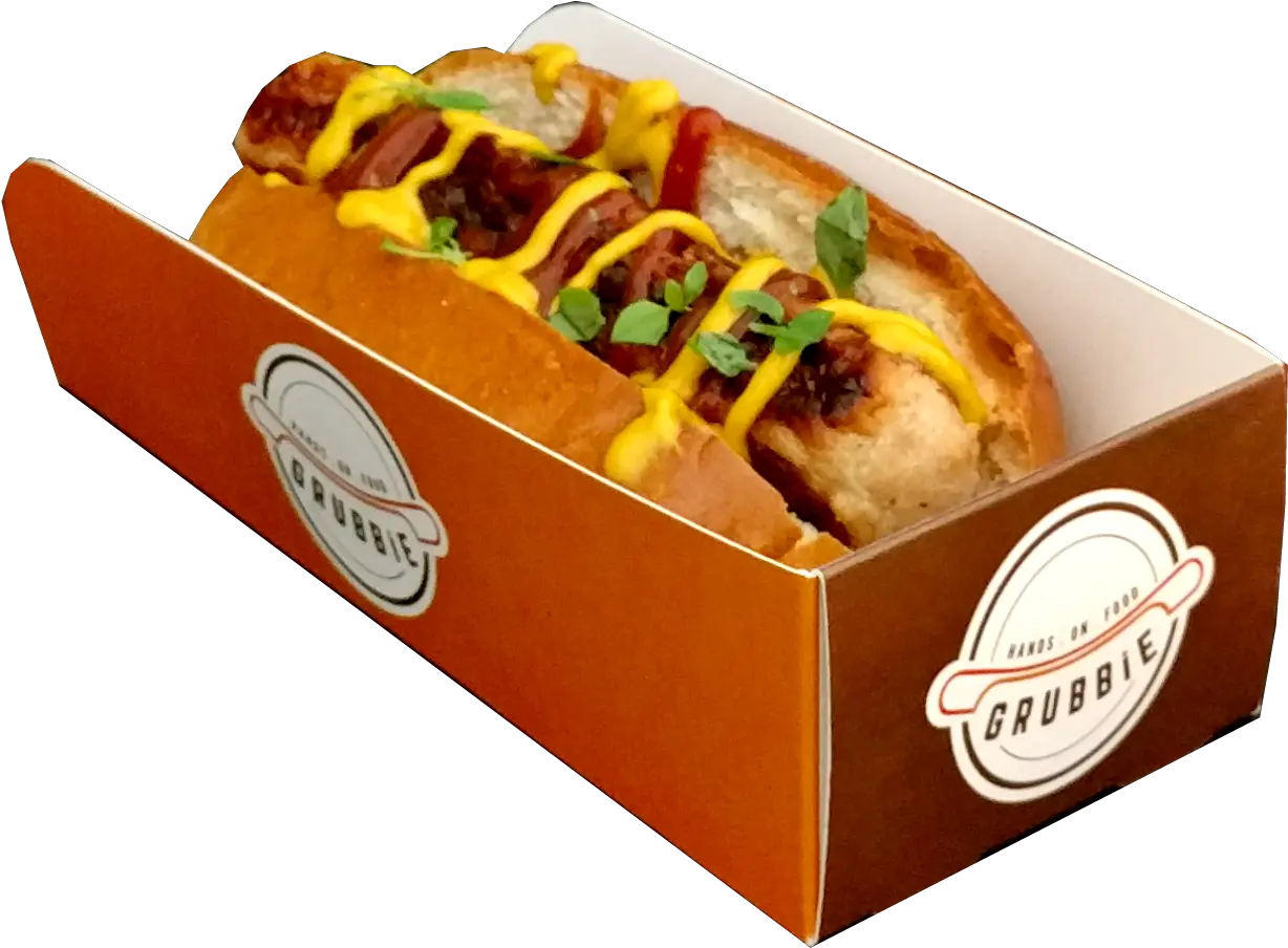 Grubbie Hotdog Png Priory Press Packaging Fast Food Bun Png