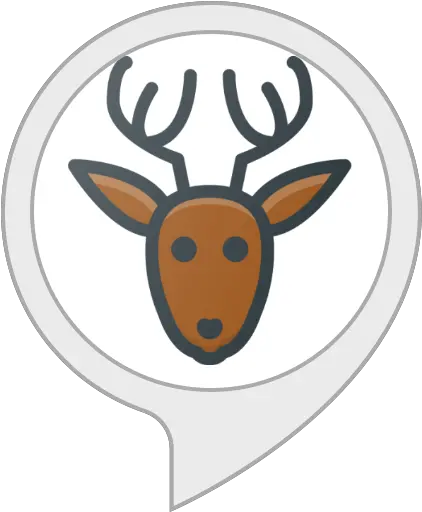 Amazoncom Deer Facts Alexa Skills Reindeer Png Deer Head Logo