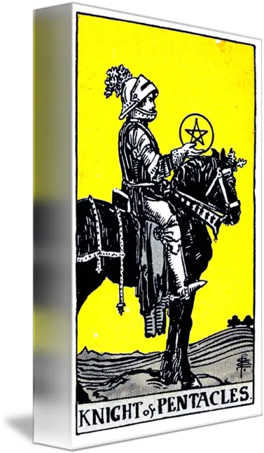 Tarot Card Framed Print By 631 Art Publishing Knight Of Pentacle Tarot Png Tarot Card Png