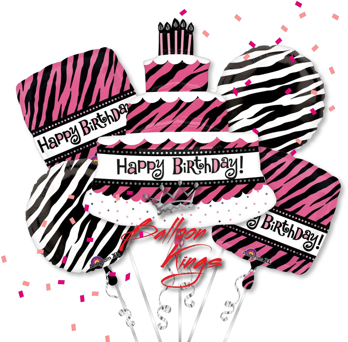 Happy Birthday Zebra Cake Bouquet Birthday Png Happy Birthday Transparent