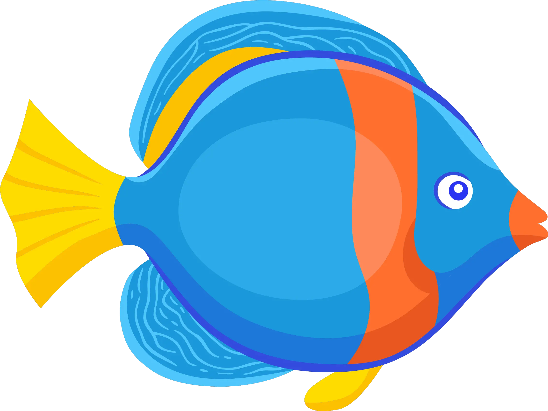 Fish Animation Drawing Blue Cartoon Fish Vector Png Cartoon Fish Vector Png Fish Png Transparent png