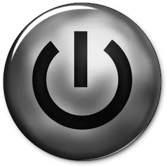 Dark Power Button Icon Dollar Sign Button Png Power Png