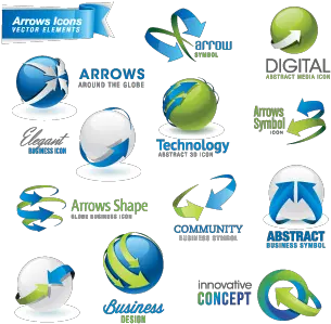 Arrow Icons Logo Template Arrow Icons Logo Template Vector Vector Graphics Png Free Logo Templates