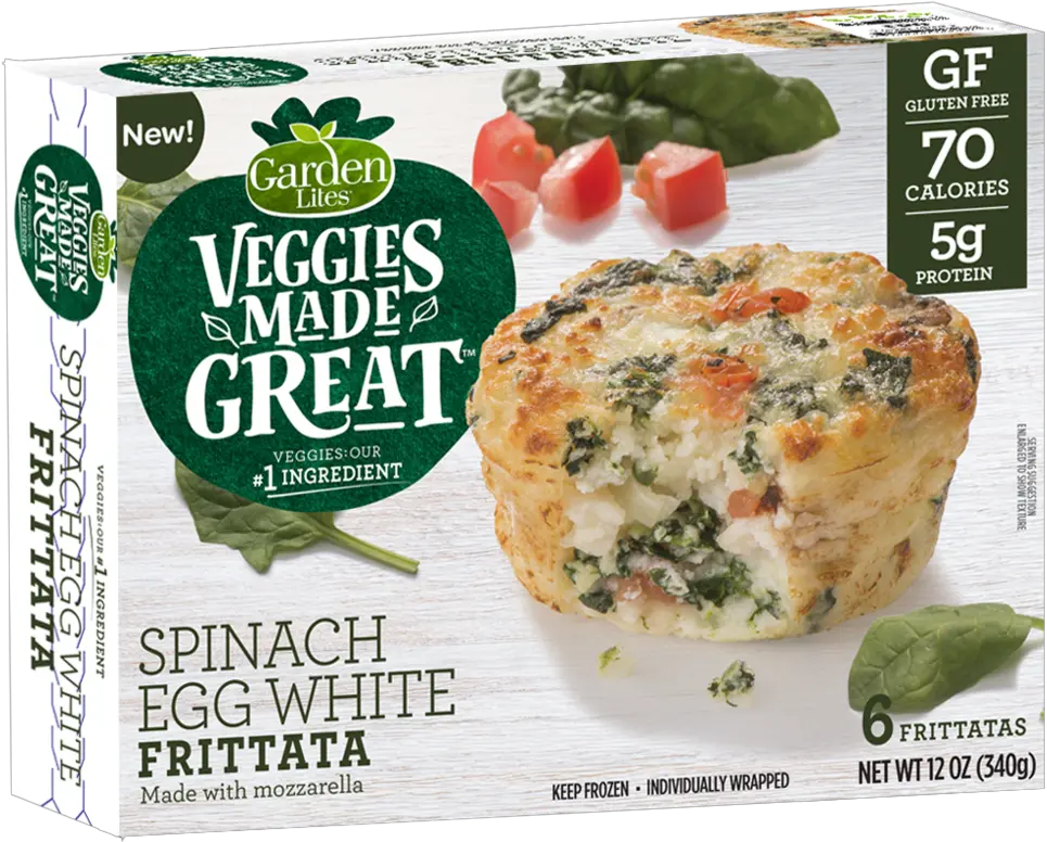 Spinach Egg White Frittata U2014 Veggies Made Great Garden Lites Spinach Egg White Frittata Costco Png Spinach Png