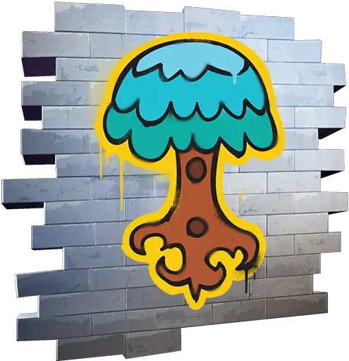 Mighty Tree Spray Carnaval Fortnite Png Fortnite Tree Png