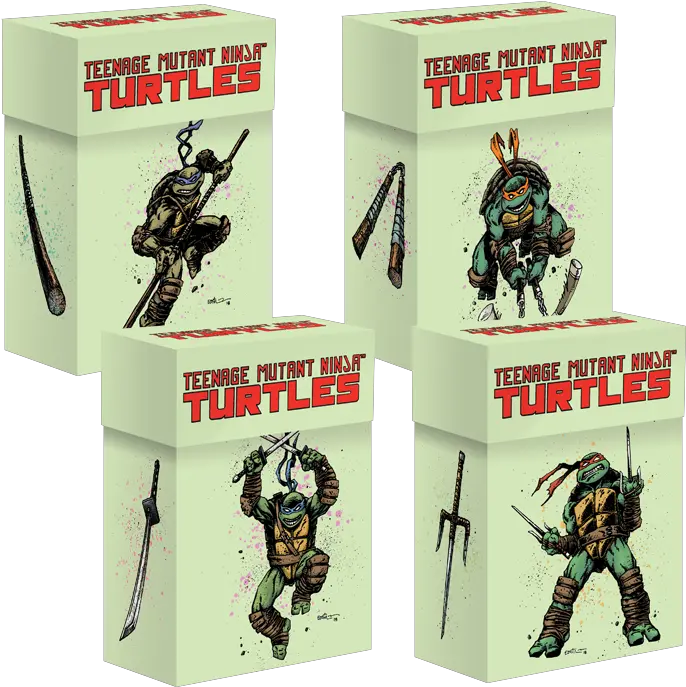 Teenage Mutant Ninja Turtles Deck Box Set Idw Tmnt Box Set Png Ninja Turtles Png