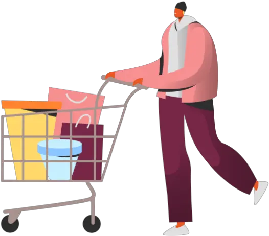 Crm For Fast Moving Consumer Goods Best Fmcg Ecommerce Page Promotion Png People Shopping Icon