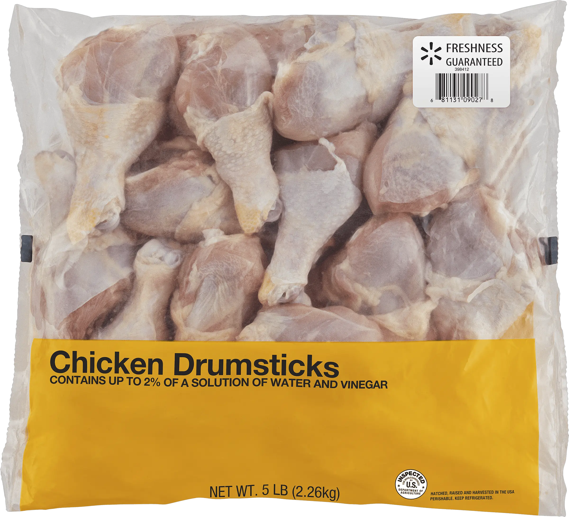Freshness Guaranteed Fresh Chicken Drumsticks 5 Lb Drumsticks 5lb Walmart Png Chicken Leg Png