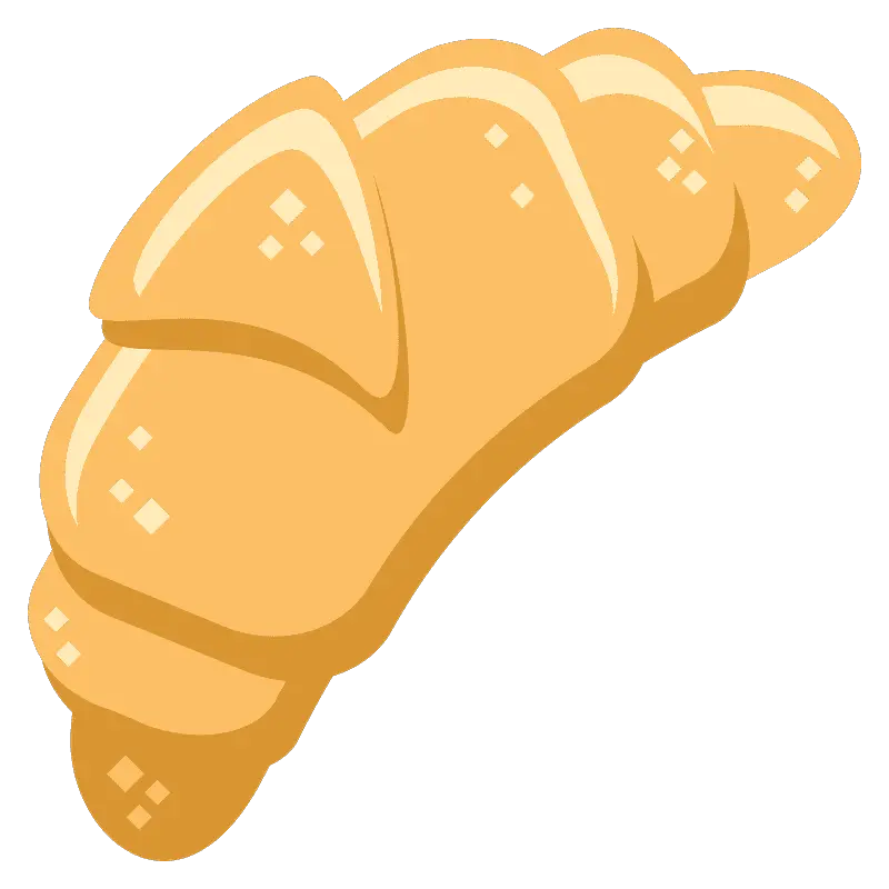 Croissant Emoji Vector Icon Gfxmag Free Downloads Pastry Emoji Png Croissant Transparent