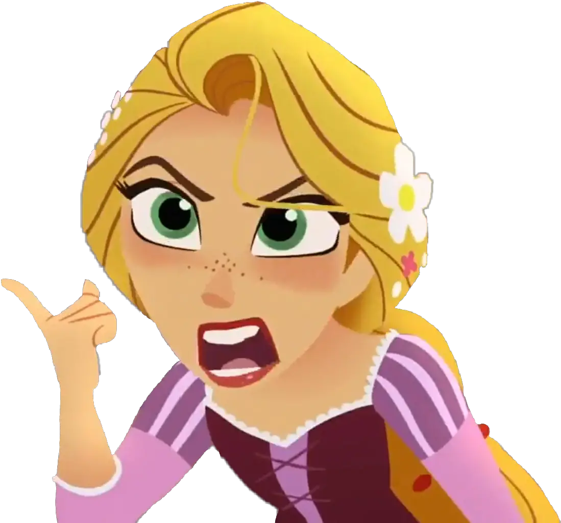 Download Hd Raps Yelling Tangled The Series Transparent Rapunzel Mad Tangled Adventure Png Yelling Png