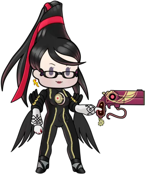 Download Hd Clip Black And White Stock Bayonetta Transparent Cartoon Png Black Fire Png