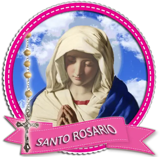 Santo Rosario Español Mary And The Apostles Png Rosario Png