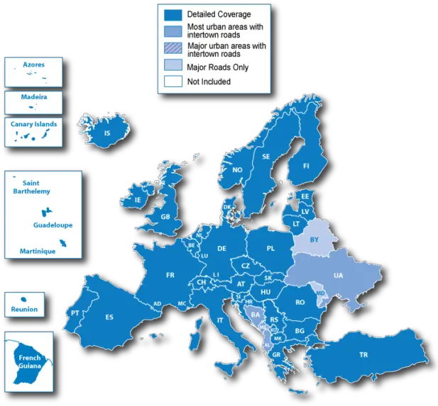 2020 All Europe Map For Many Garmin Gps Garmin West Europe Map Png Europe Map Png