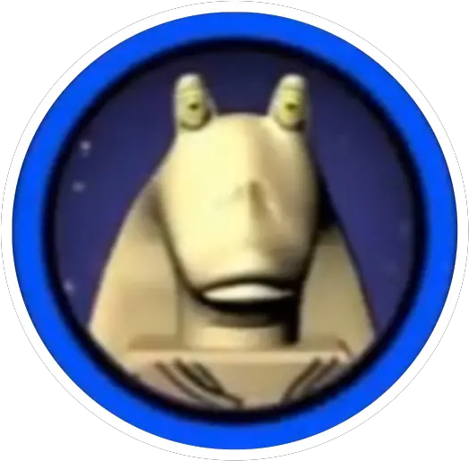 Jarjarbinks Freetoedit Sticker Lego Star Wars Game Jar Jar Binks Png Jar Jar Binks Png