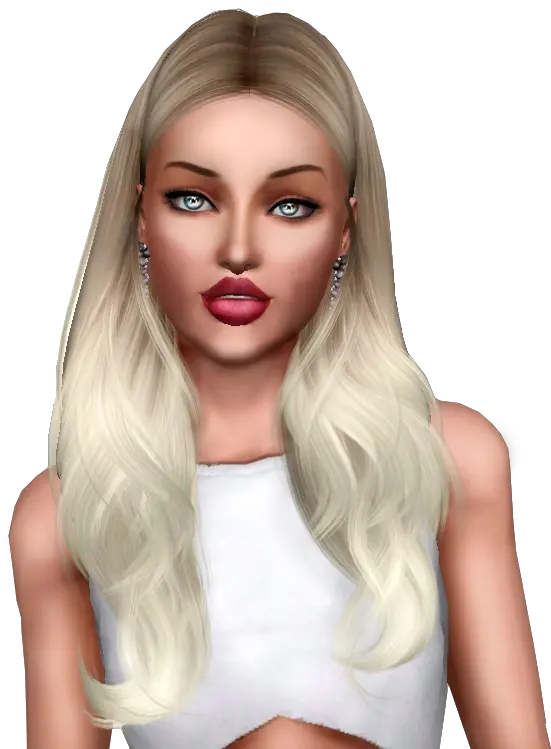 Sims Blond Color Hair Human Bonecas Do The Sims 4 Png Miss Icon