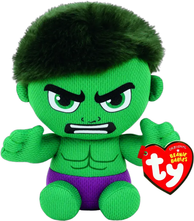 Marvel Hulk Beanie Babies Hulk Plush Png Hulk Transparent
