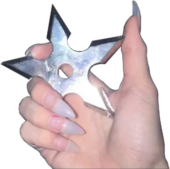 Ninja Star Tumblr Grunge Aesthetic Knives Png Ninja Star Png