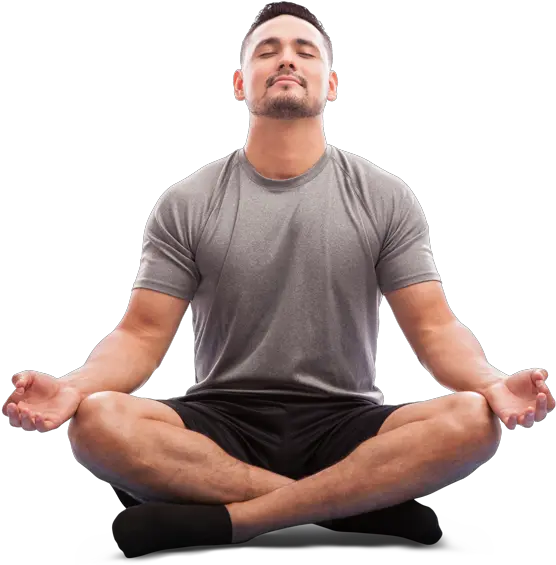 Download Hd Be Part Of Fun And Healthy Workout Sessions Man Meditating Png Workout Png